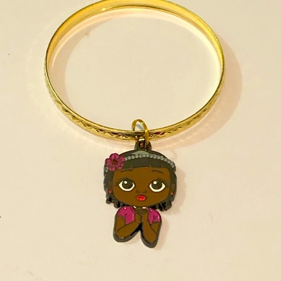 Kids Melanin Charm Bangles - Picture 5 of 8